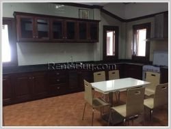 ID: 3418 - Modern Lao style house near Lao ITEC Mall for rent.