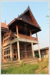 85% complete Big Lao style house by Mekong for urgent sale