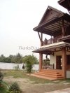 ID: 727 - Brand new Lao style house with rice paddy view
