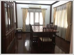 ID: 3418 - Modern Lao style house near Lao ITEC Mall for rent.