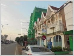 ID: 3180 - Shophouse near Lao-France school and Supreme Court for rent