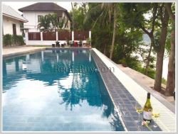 ID: 3716 - Holiday house with swimming pool with Mekong River view for sale in city of Luangprabang