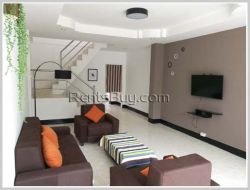 ID: 3807 - Town-house near Phontong Savath market with fully furnished for rent