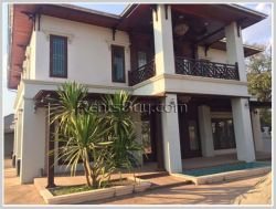 ID : 1079 - New Modern house with fully furnished for rent near Lao American College