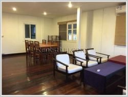 ID: 3025 - The pretty house with large yard for rent in Chanthabouly district