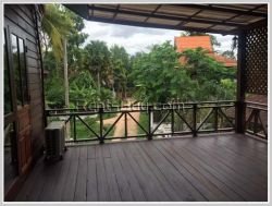 ID: 3241 - Lao style house with large garden and near Mekong River for rent