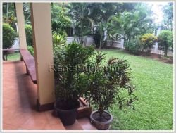 ID: 3241 - Lao style house with large garden and near Mekong River for rent