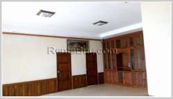 ID: 3541 - Pretty villa house next to concrete road for rent near Sethathirath hospital