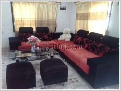 ID: 3069 - Nice villa house in quiet area for rent in Hadsayfong district