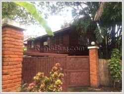 ID: 3772 - A lovely Lao style house near Embassy of Thailand for rent