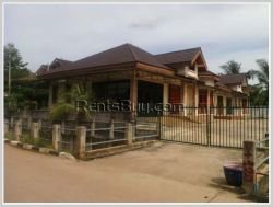 ID: 3245 - Beautiful compound house near Thatluang Temple with fully furnished for rent