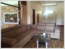 ID: 3245 - Beautiful compound house near Thatluang Temple with fully furnished for rent