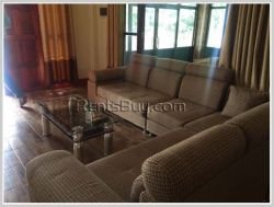 ID: 3245 - Beautiful compound house near Thatluang Temple with fully furnished for rent