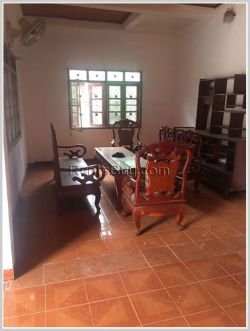ID: 3534 - the Villa home in town by pave road near Lao American College for rent