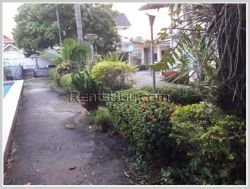 ID: 61 - Lao contemporary house with fully furnised and large shady garden for rent