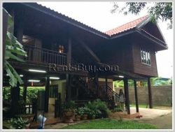 ID: 3667 - Lao style house near Sengdara Fitness for rent