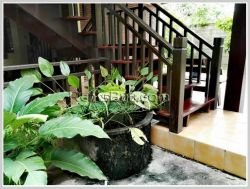 ID: 3667 - Lao style house near Sengdara Fitness for rent