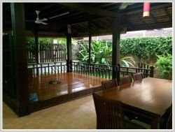 ID: 3667 - Lao style house near Sengdara Fitness for rent