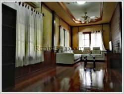 ID: 3667 - Lao style house near Sengdara Fitness for rent