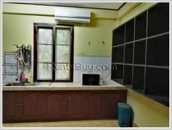 ID: 3667 - Lao style house near Sengdara Fitness for rent