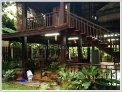 ID: 3667 - Lao style house near Sengdara Fitness for rent