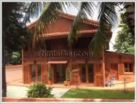 ID 2903- Lao style house with large garden for rent