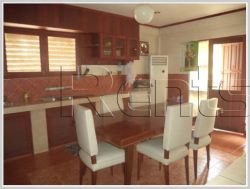 ID: 3112 - The beautiful privacy house with fully furnished for rent in Saysettha district