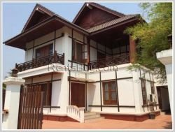 ID: 3104 - The modern house in town and with fully furnished for rent in Saysettha district