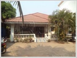 ID: 503 - The villa house near main road and with fully furnished for rent in Saysettha district