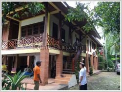 ID: 4325 - Lao style house near Sengdara Fitness with large garden for rent