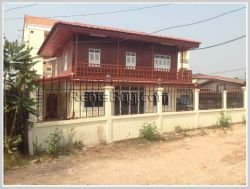 ID: 3085 - House for rent without furnished for rent in Saysettha district