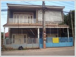 ID: 809 - Nice house next to concrete road for rent in Saysettha District.