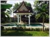 ID: 2546 - Two Lao style houses in quiet compound with swimming pool after Huakua market