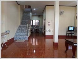 ID: 3802 - Nice house by pave road for rent in Saythany District