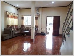 ID: 3802 - Nice house by pave road for rent in Saythany District