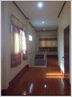 ID: 3802 - Nice house by pave road for rent in Saythany District