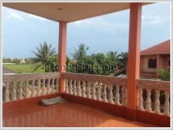 ID: 3802 - Nice house by pave road for rent in Saythany District