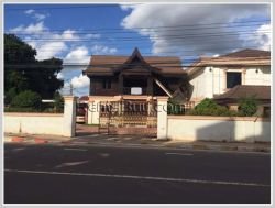 ID: 3283 - Lao style house near main road for rent