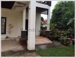 ID: 3040 - Lao house style built in luxury condition near main road for rent in Sisattanak district
