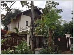 ID: 3040 - Lao house style built in luxury condition near main road for rent in Sisattanak district