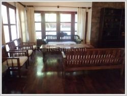 ID: 3464 - Lao style house for rent next to Mekong Riverfront.