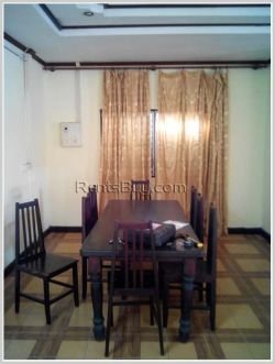 ID: 3094 - Nice villa house next to concrete road with fully furnished for rent in Sisattanak distri