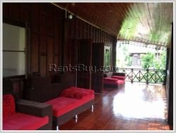 ID: 3242 - Lao Classic house with fully furnished near Mekong River for rent