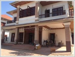 ID: 3406 -Newly modern constructed house for rent in Lao and foreign communities zone, near Saphanth