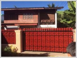 ID: 3489 - Lao style house with fully furnished for rent in diplomatic area