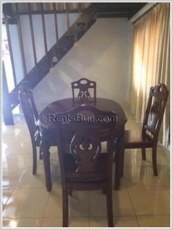 ID: 3489 - Lao style house with fully furnished for rent in diplomatic area