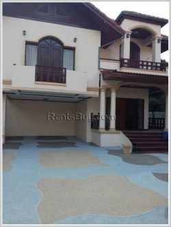 ID: 62 - House with fully furnished and near 103 Hospital for rent in Sisattanak district, Vientiane