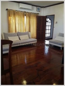 ID: 62 - House with fully furnished and near 103 Hospital for rent in Sisattanak district, Vientiane