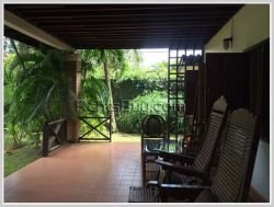 ID: 3677 - Lao style shady house 103 hospital and M-point mart (Saphanthong) for rent