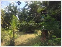 ID: 3677 - Lao style shady house 103 hospital and M-point mart (Saphanthong) for rent